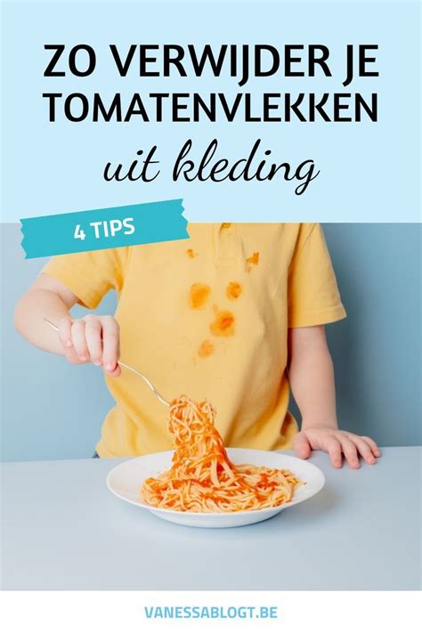 tomaten vlekken verwijderen.